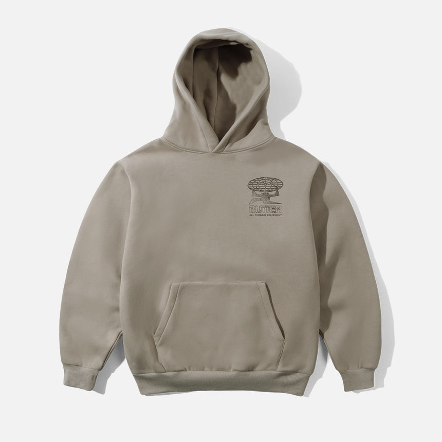 BUTTER GOODS Terrain Pullover Hood - Stone