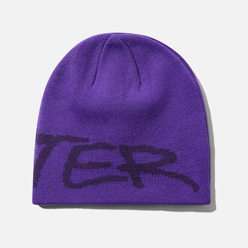 BUTTER GOODS Terrain Skully Beanie - Purple