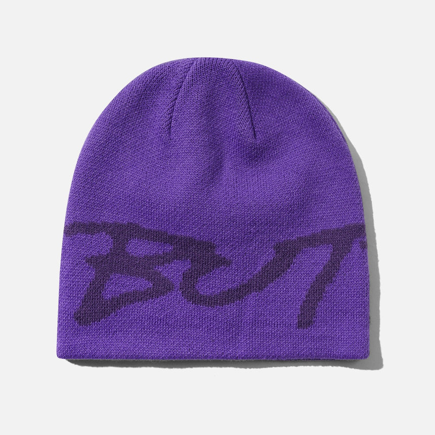 BUTTER GOODS Terrain Skully Beanie - Purple