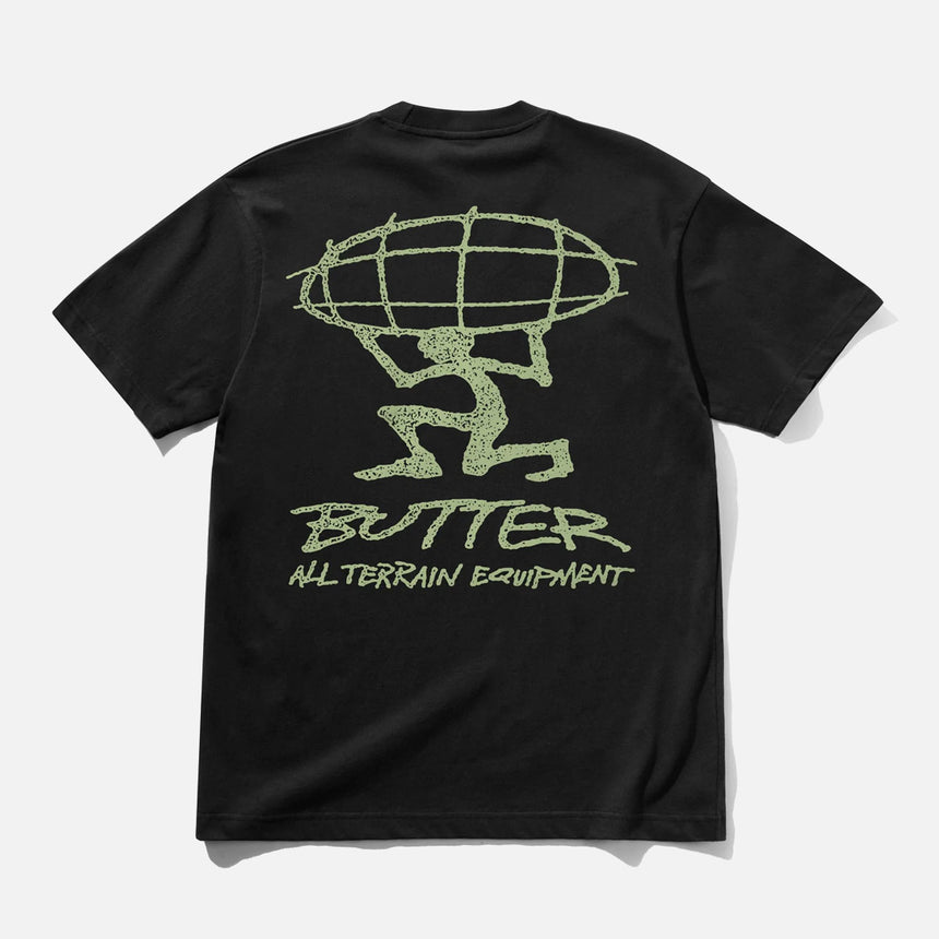 BUTTER GOODS Terrain Tee - Black