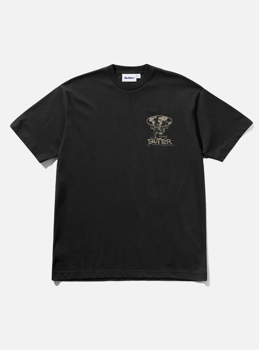 BUTTER GOODS Terrain Tee - Black