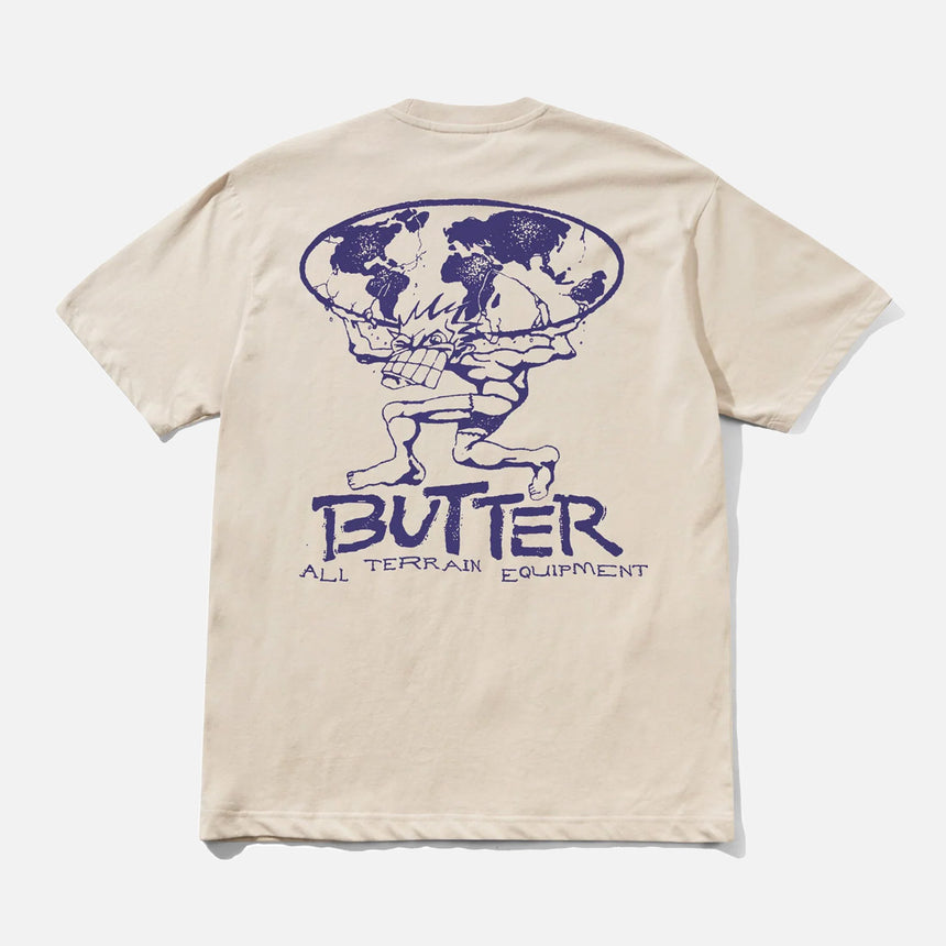 BUTTER GOODS Terrain Tee - Bone