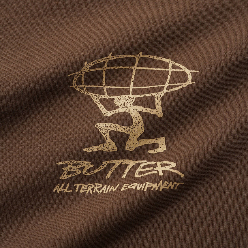 BUTTER GOODS Terrain Tee - Brown