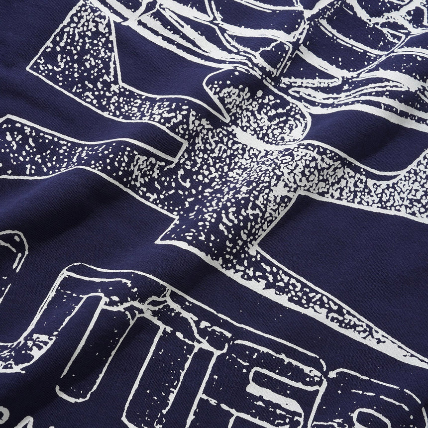 BUTTER GOODS Terrain Tee - Midnight