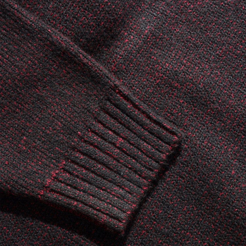 BUTTER GOODS Textured Knit Sweater - Black