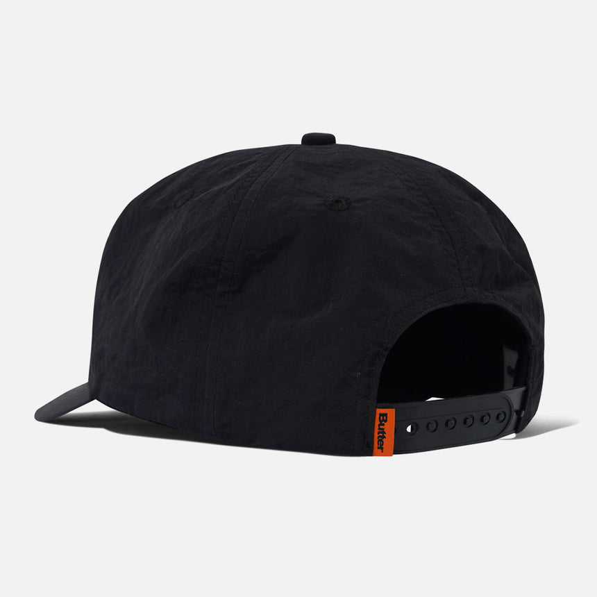 BUTTER GOODS Warped 5 Panel Cap - Black