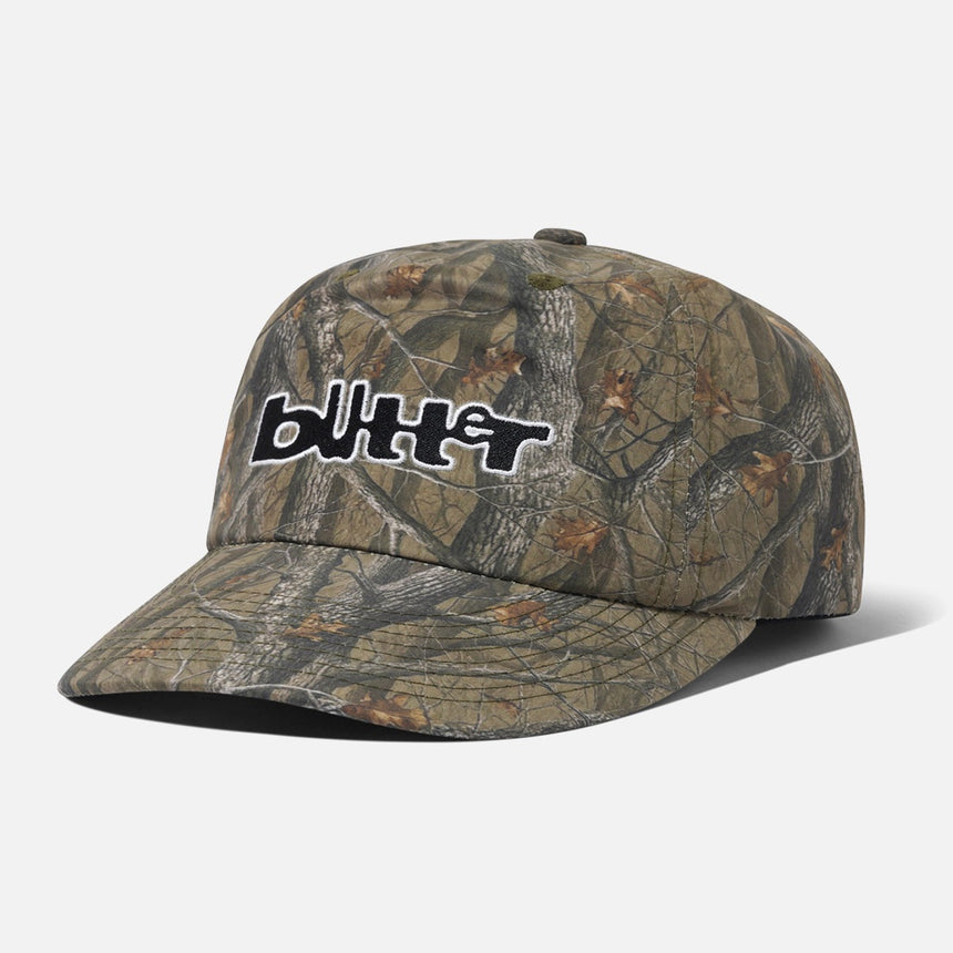 BUTTER GOODS Warped 5 Panel Cap - Forest Camo