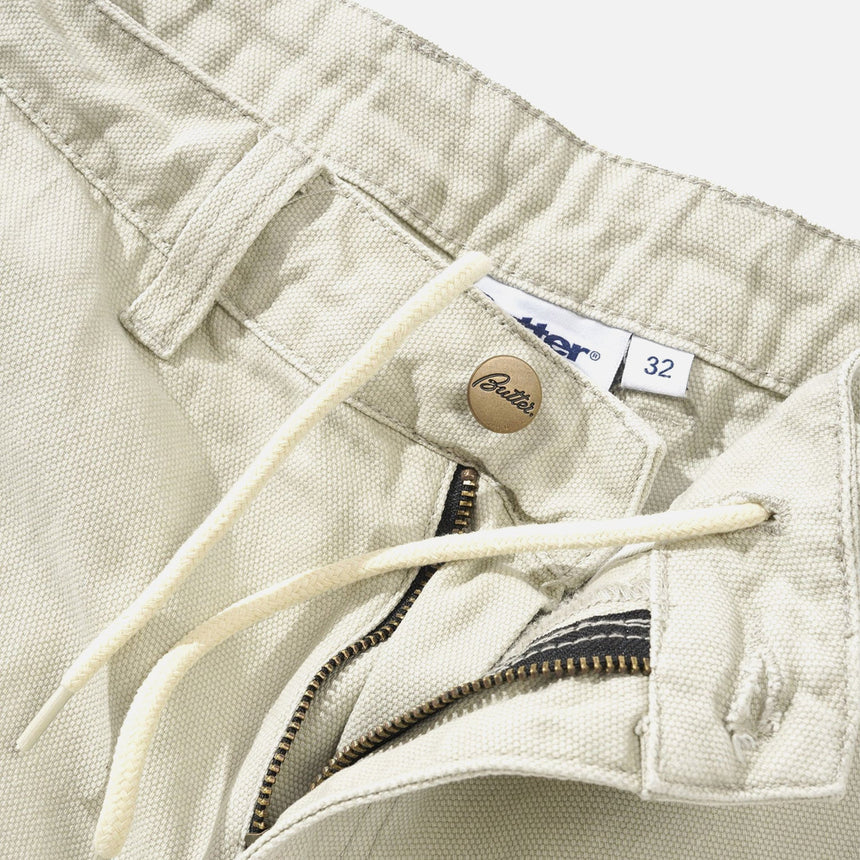 BUTTER GOODS Work Shorts - Stone