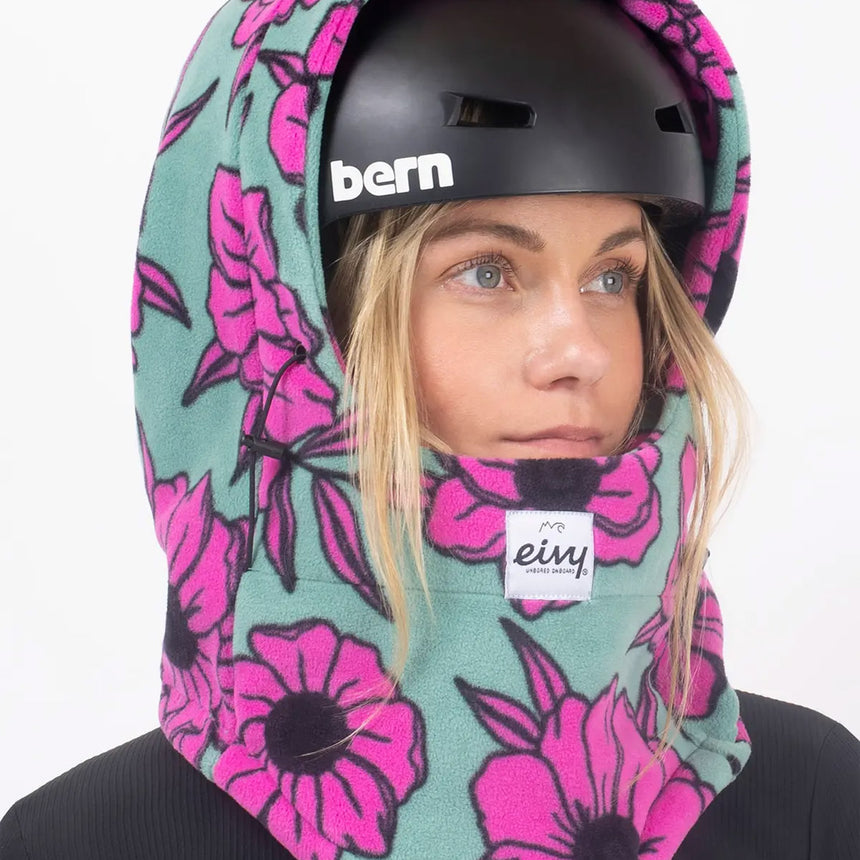 EIVY Mandy Fleece Balaclava - Turquoise Flower