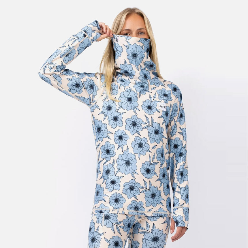 EIVY Women's Icecold Gaiter Top - Blue Flower