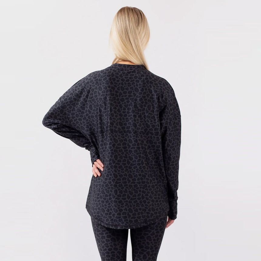 EIVY Women's Venture Top - Black Leopard