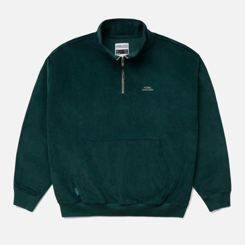 HOWL Corduroy Half Zip - Green