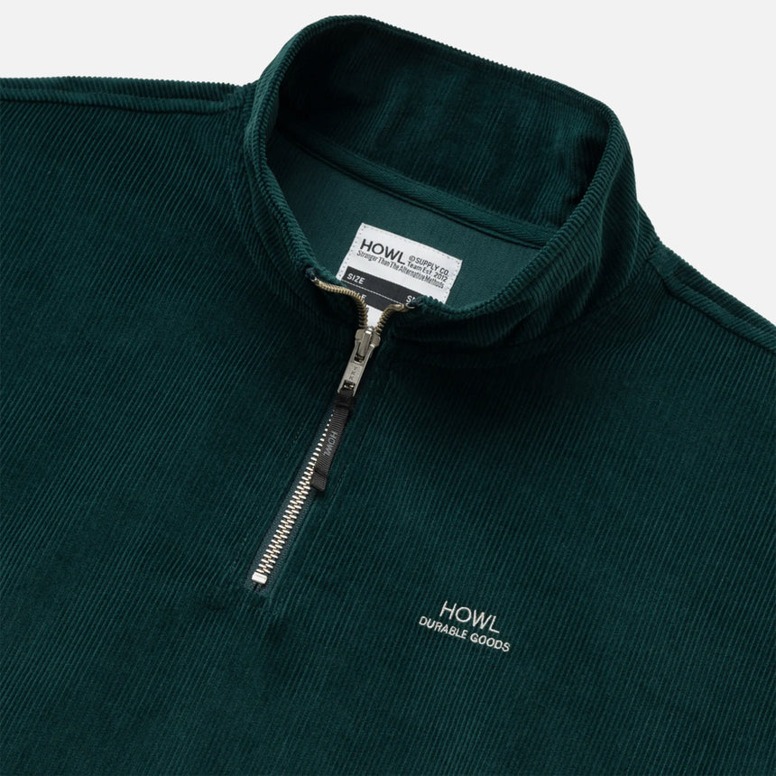 HOWL Corduroy Half Zip - Green