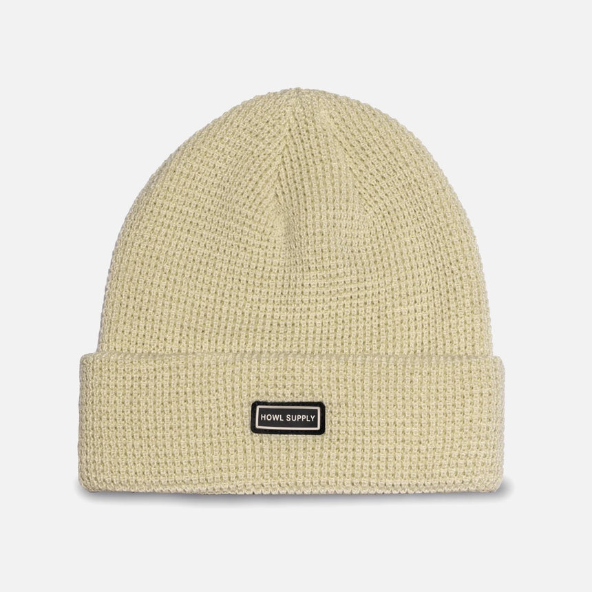 HOWL Waffle Beanie - Cream