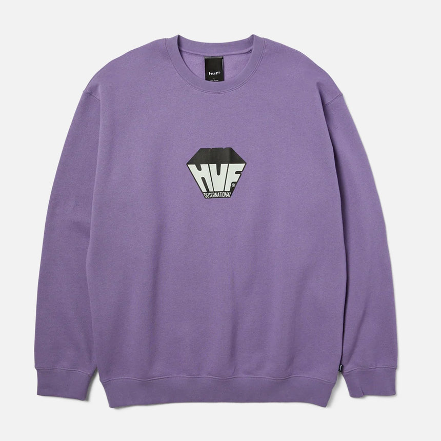 HUF Big Block Crew - Dust Purple