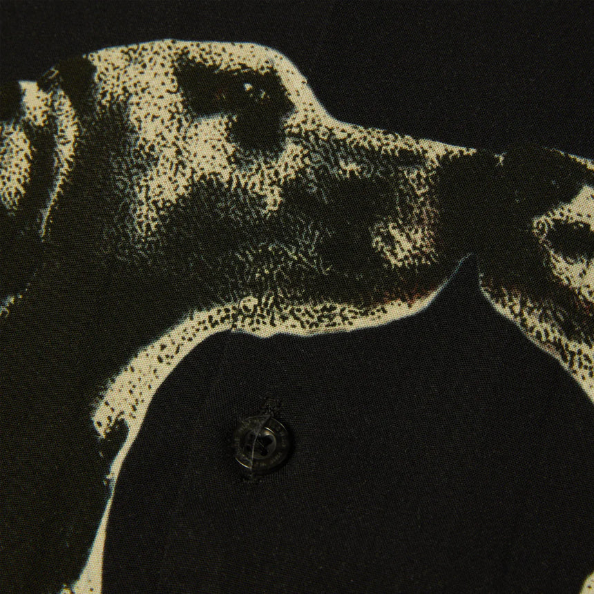 HUF Dogged Resort Shirt- Black