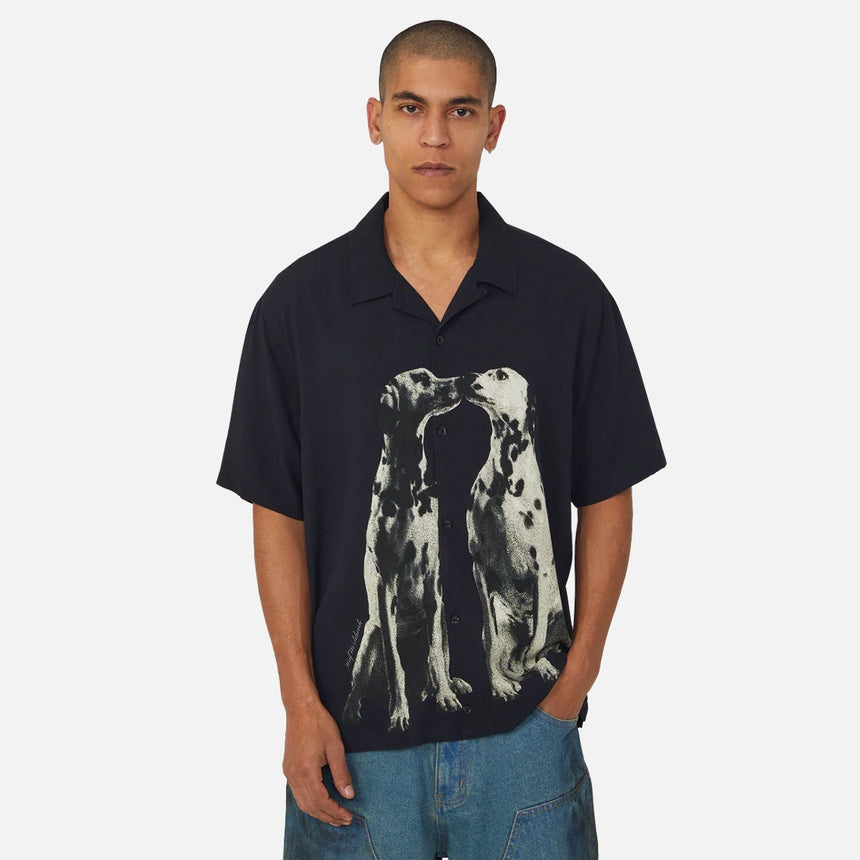 HUF Dogged Resort Shirt- Black