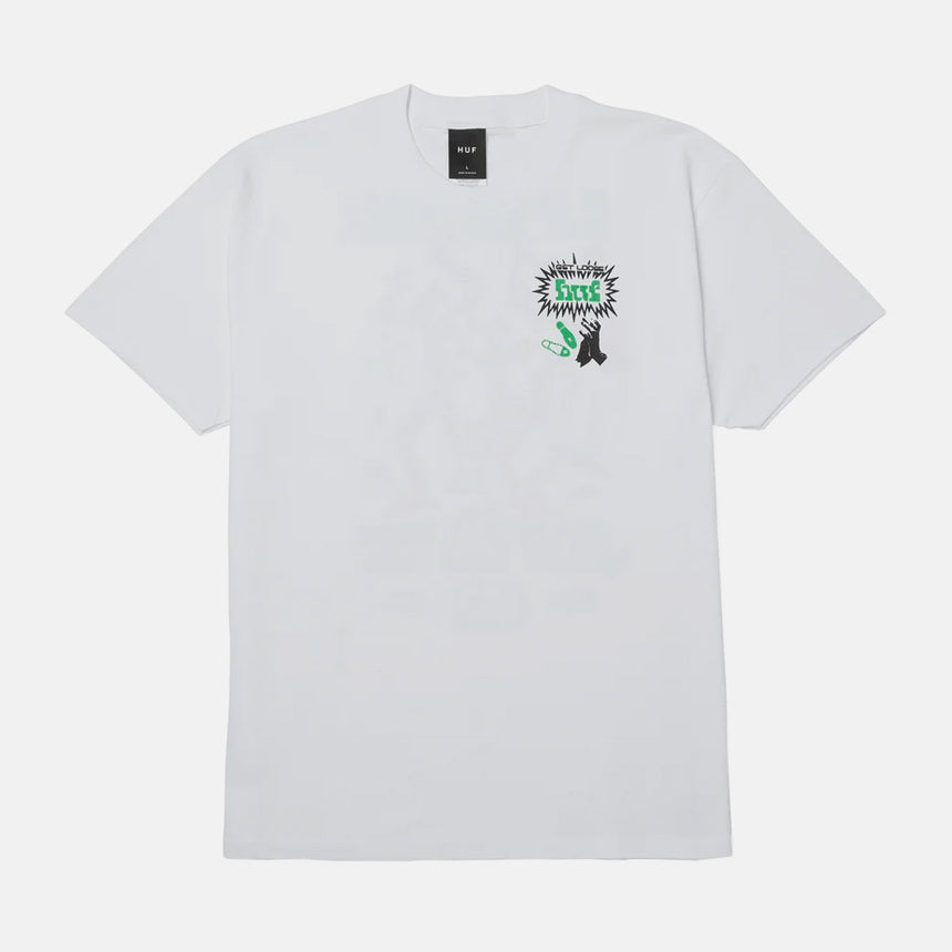 HUF Everybody Get Loose Tee - White