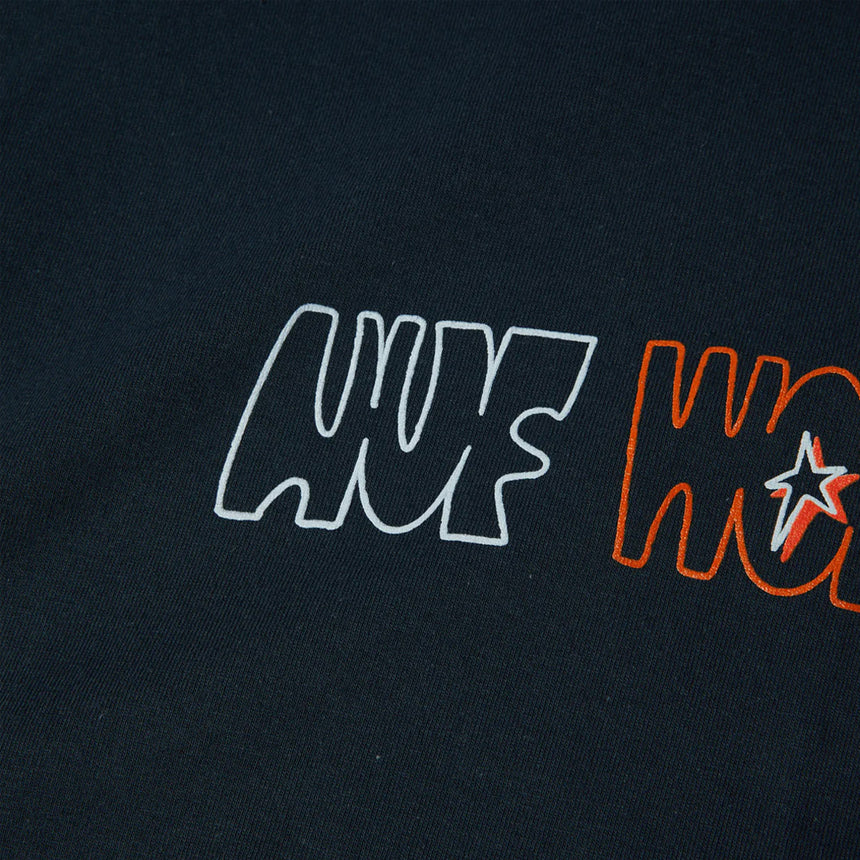 HUF Fetch Long Sleeve Tee - Navy