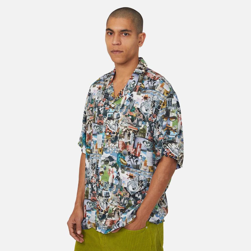 HUF From The Road Short Sleeve Resort Shirt - Multi