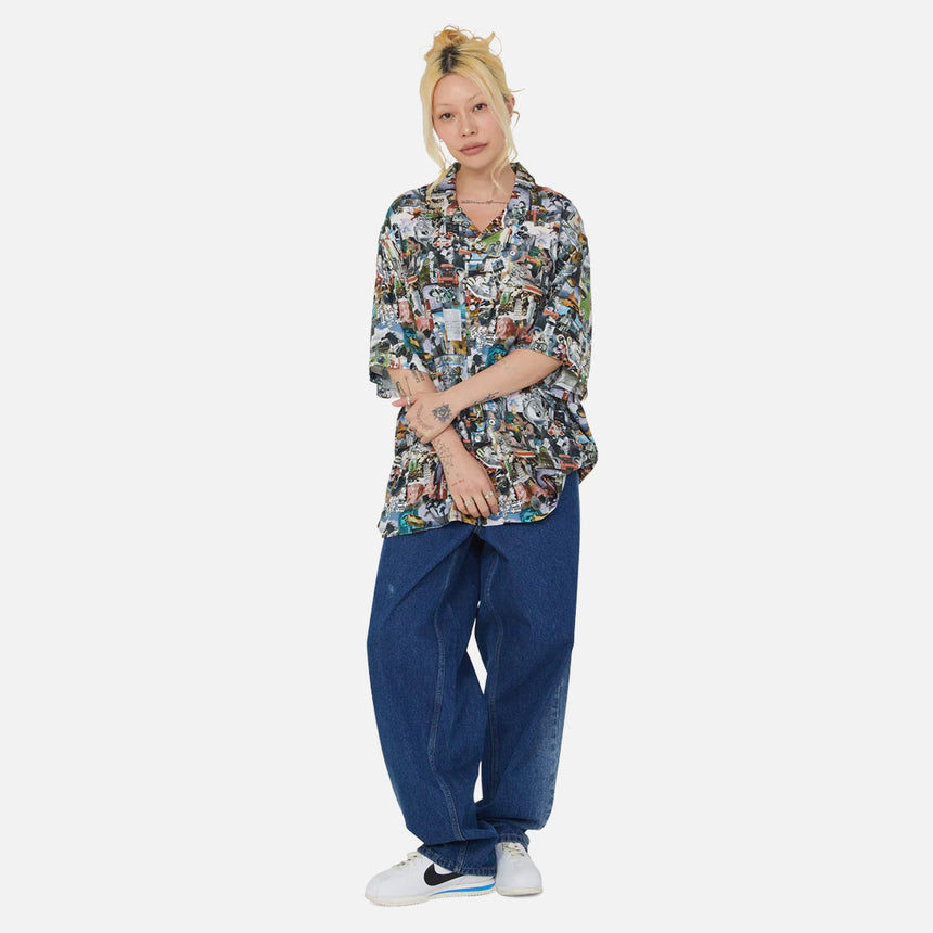 HUF From The Road Short Sleeve Resort Shirt - Multi