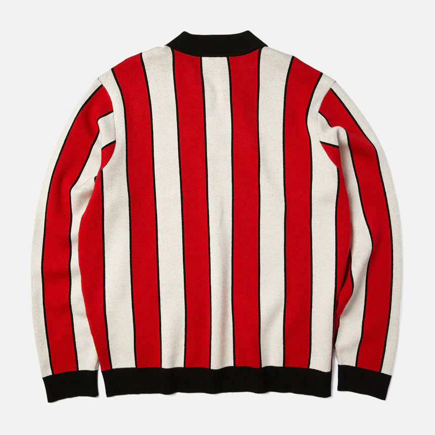 HUF Midfield Jersey Sweater - Red