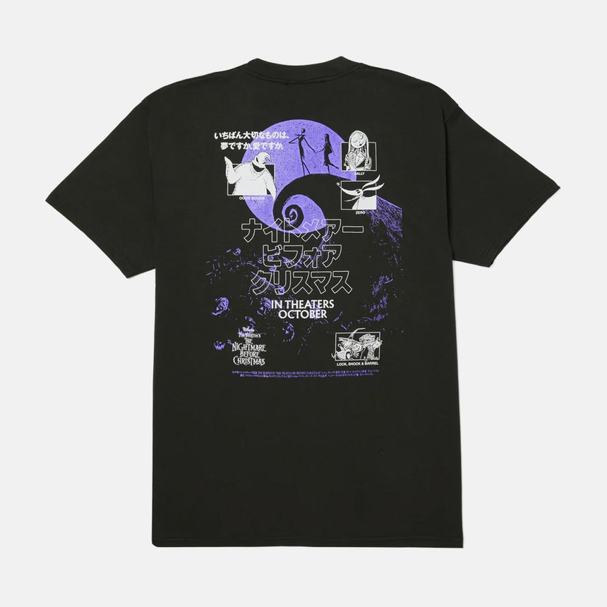 HUF Nightmare Before Christmas Tee - Vintage Black