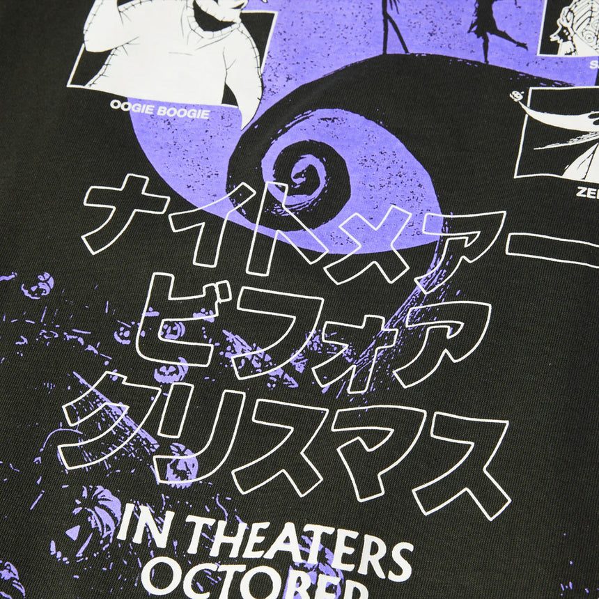 HUF Nightmare Before Christmas Tee - Vintage Black