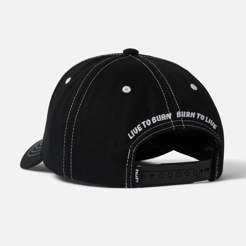 HUF X Spitfire Union Snapback - Black