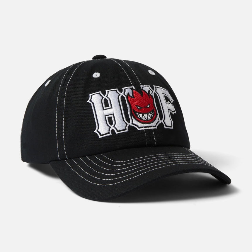 HUF X Spitfire Union Snapback - Black