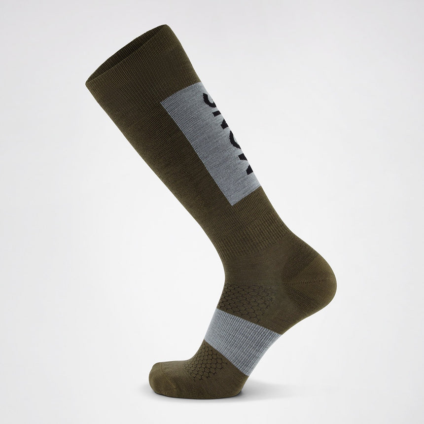 MONS ROYALE Unisex Atlas Merino Snow Sock - Riverbed