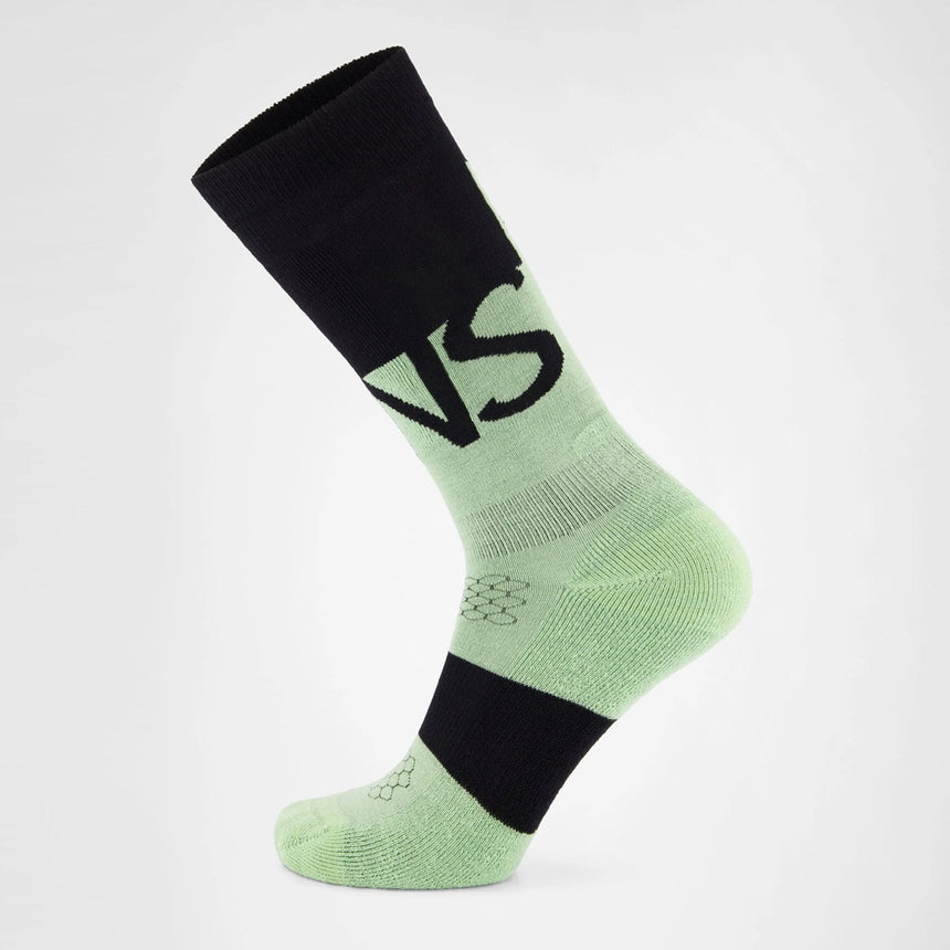MONS ROYALE Unisex Ultra Cushion Merino Snow Sock - Matcha/Black