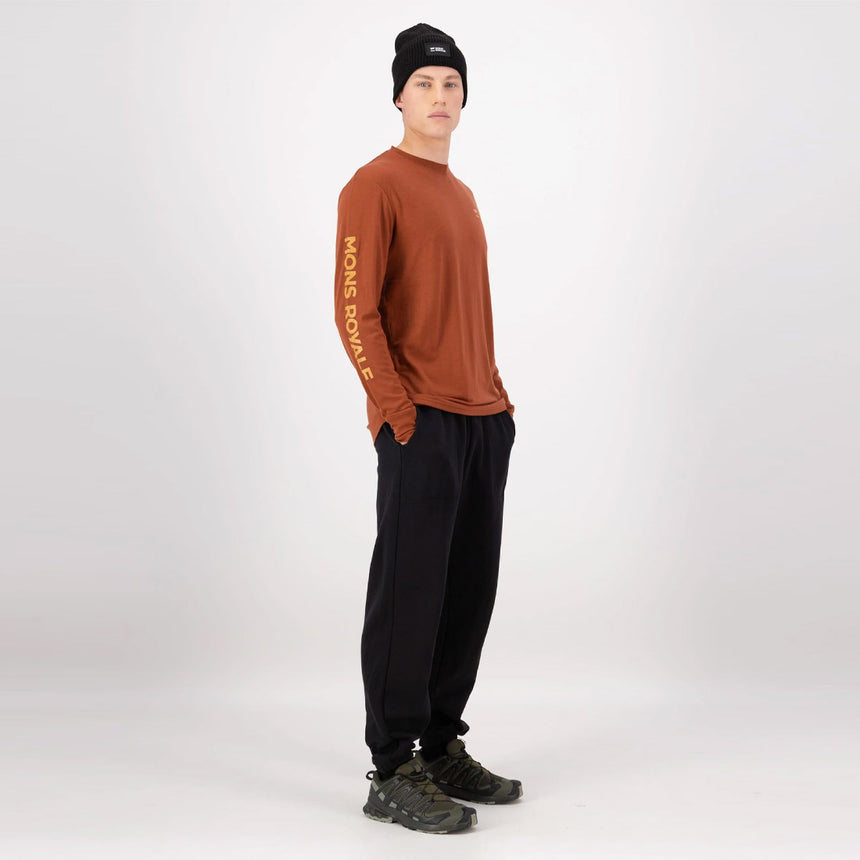 MONS ROYALE Yotei Merino Classic Long Sleeve - Sienna