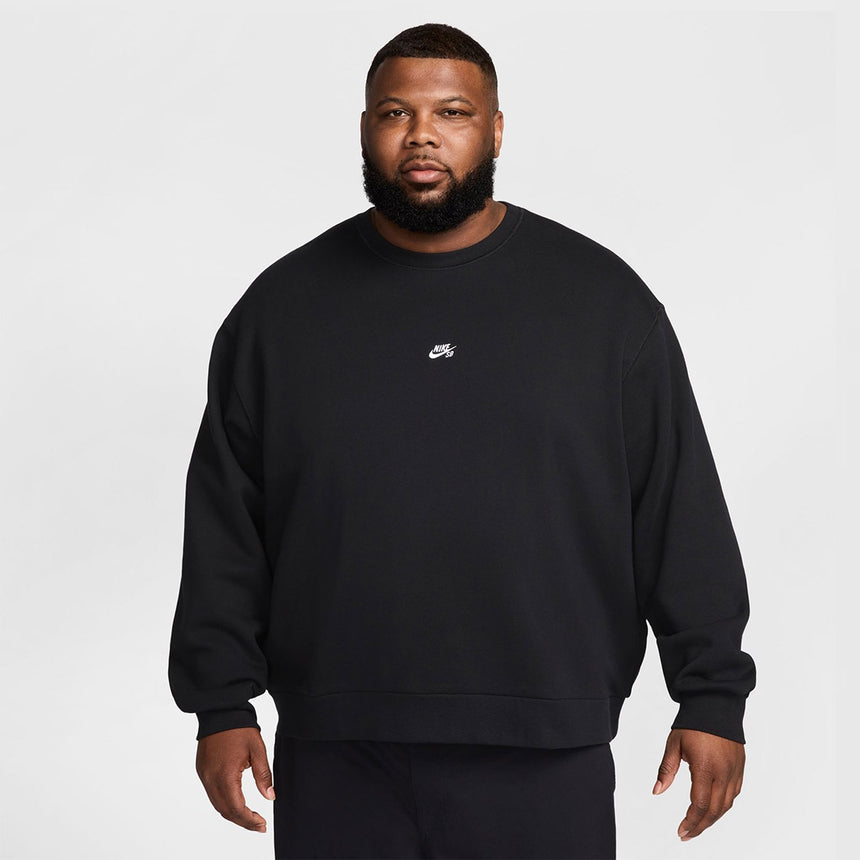 NIKE SB Essential Logo Crew - Black/White