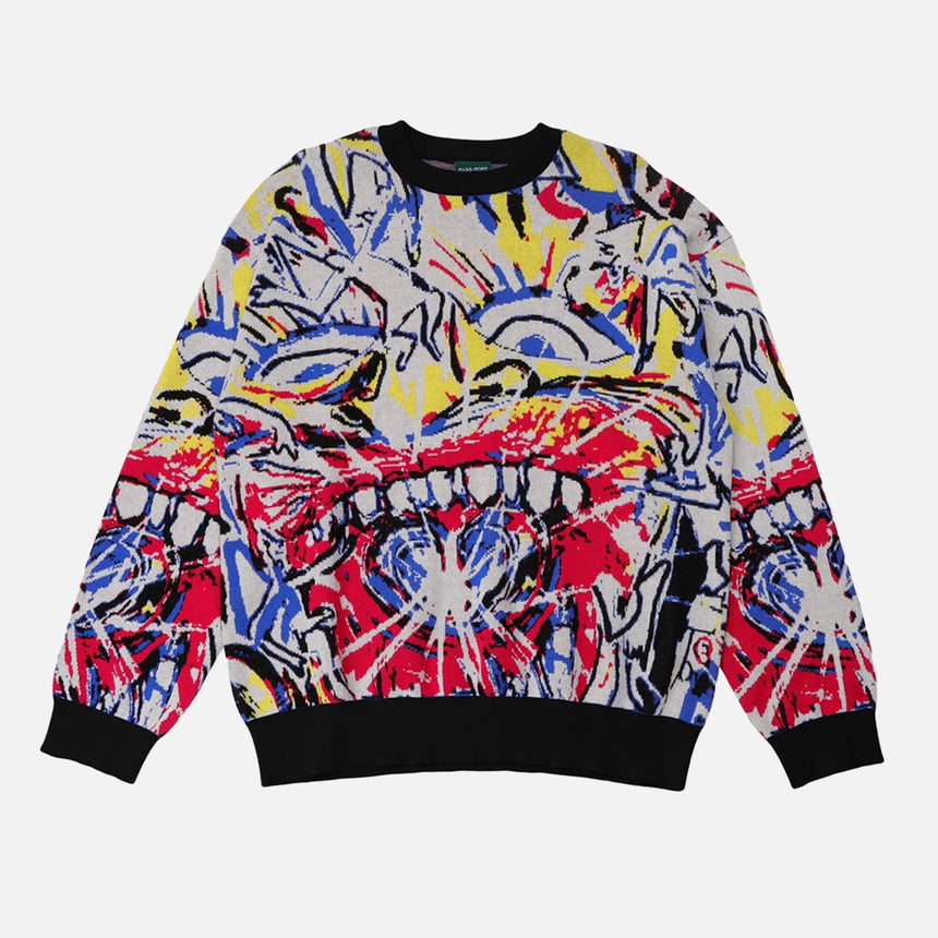PASSPORT Goes Around Knit Sweater - Multi