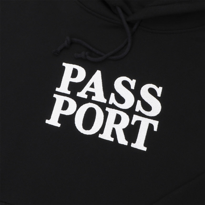 PASSPORT Official Stacked Hoodie - Black