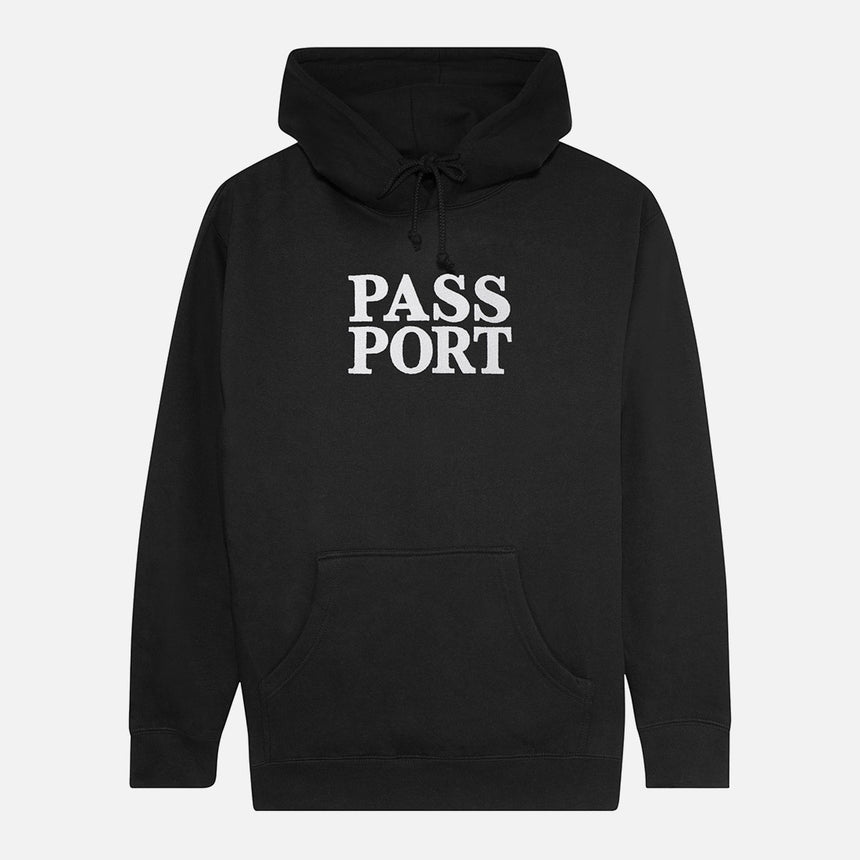 PASSPORT Official Stacked Hoodie - Black