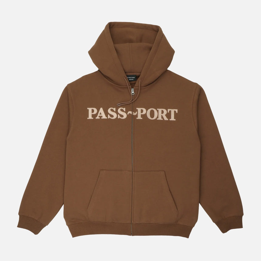 PASSPORT Official Zip Hood - Choc
