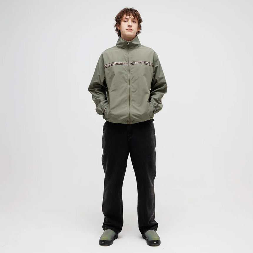 PASSPORT Rough Neg RPET Track Jacket - Sage
