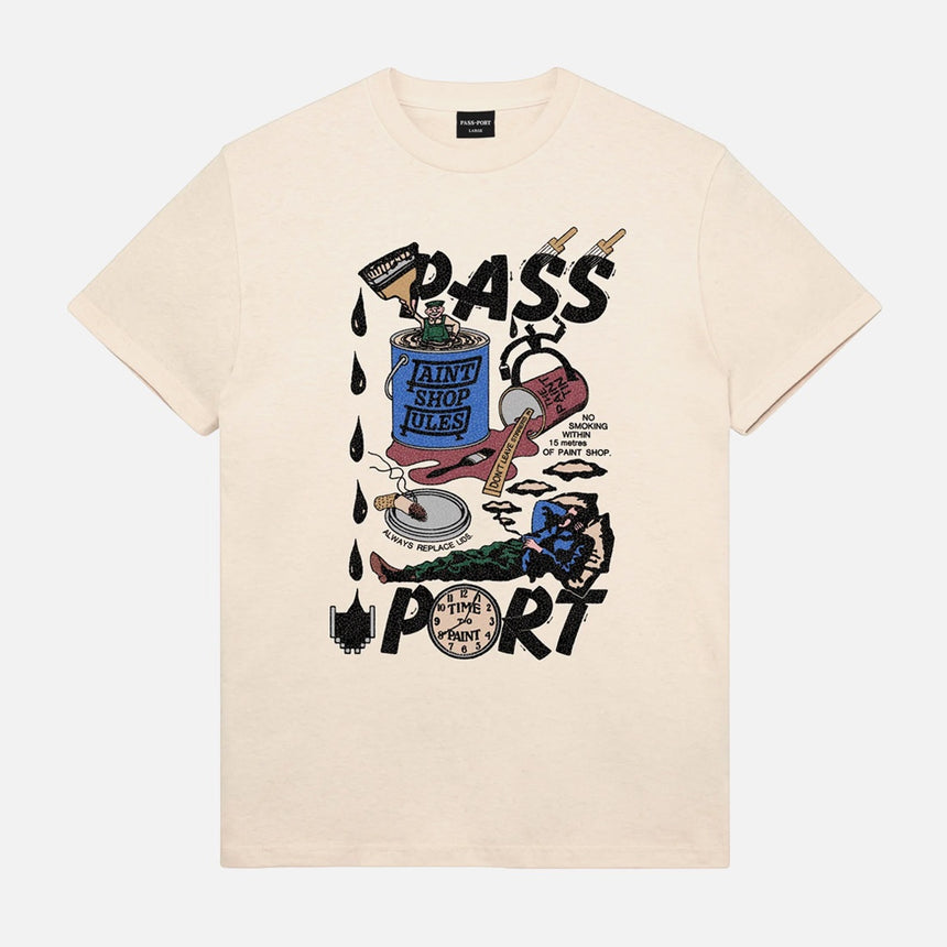 PASSPORT Shop Rules Tee - Natural