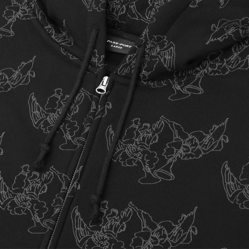 PASSPORT Trumpets Zip Hood - Black