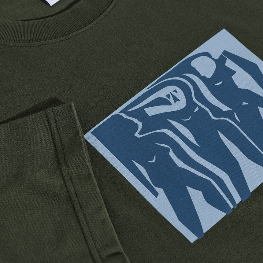 POLAR Cut Outs Tee - Dark Olive
