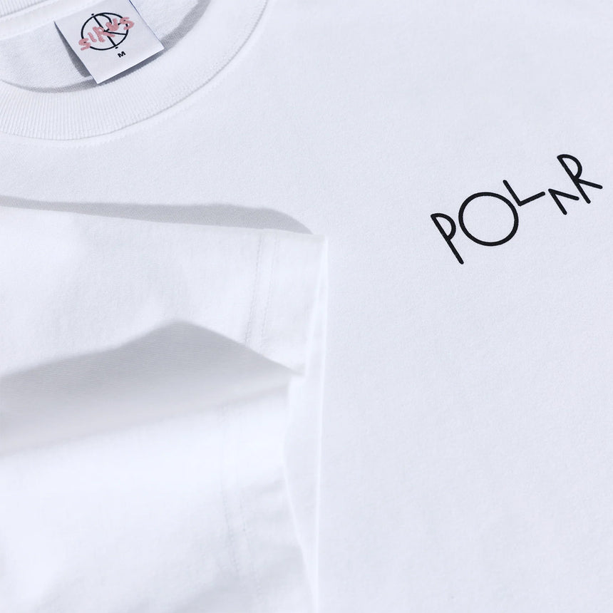 POLAR Searching for Peace Fill Logo Tee - White