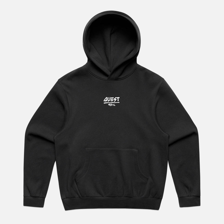 QUEST Mini Embroid Hood - Black