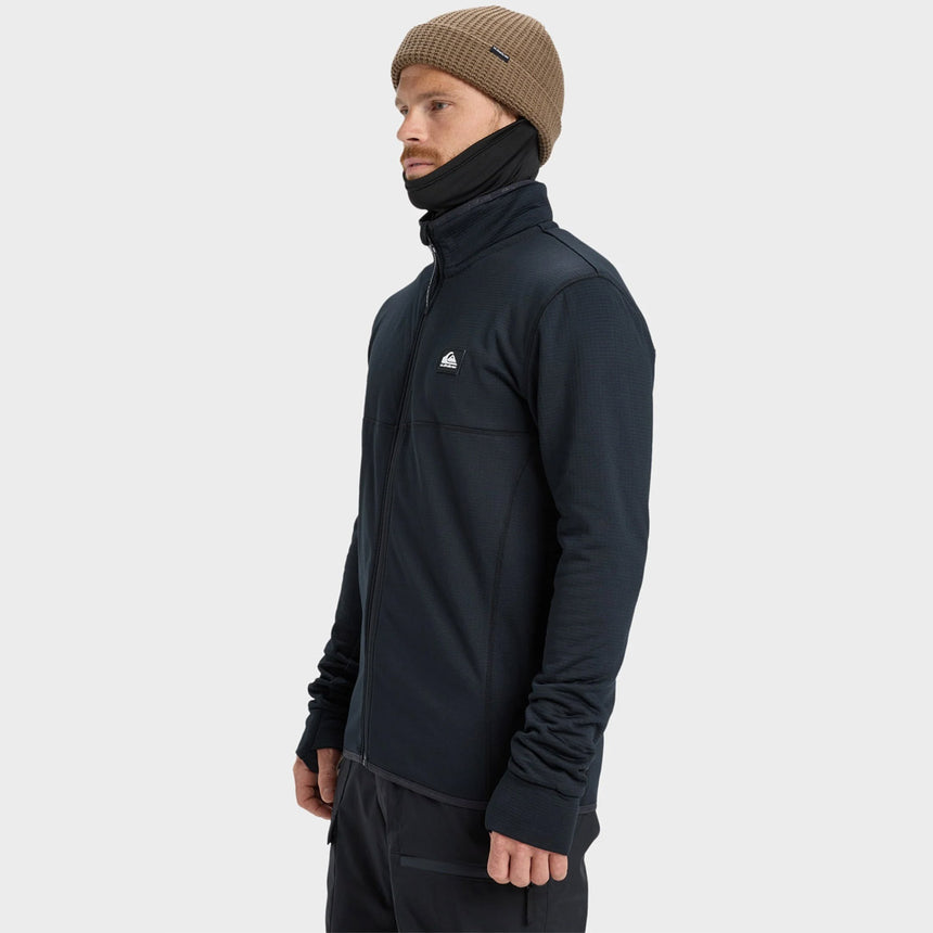QUIKSILVER Steep Point Full Zip Fleece - True Black