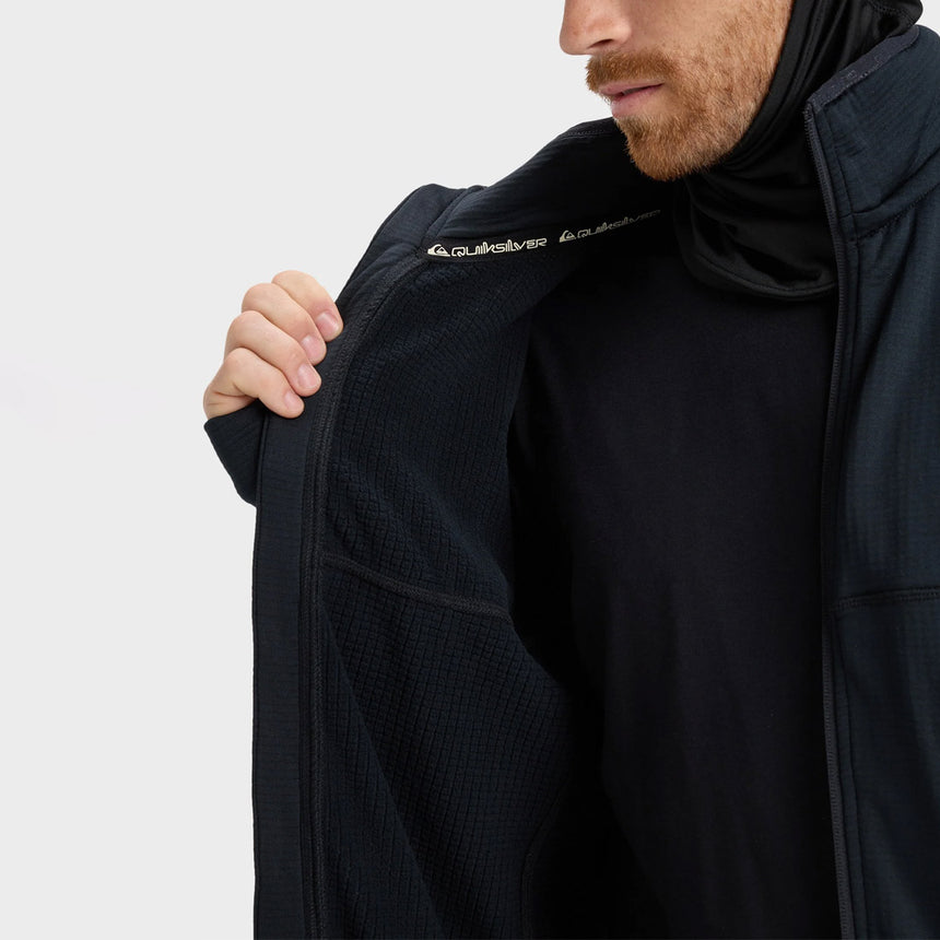 QUIKSILVER Steep Point Full Zip Fleece - True Black