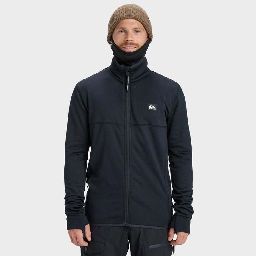 QUIKSILVER Steep Point Full Zip Fleece - True Black