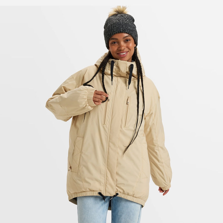 ROXY Women's Lofty Cloud Jacket 2026 - Pebble