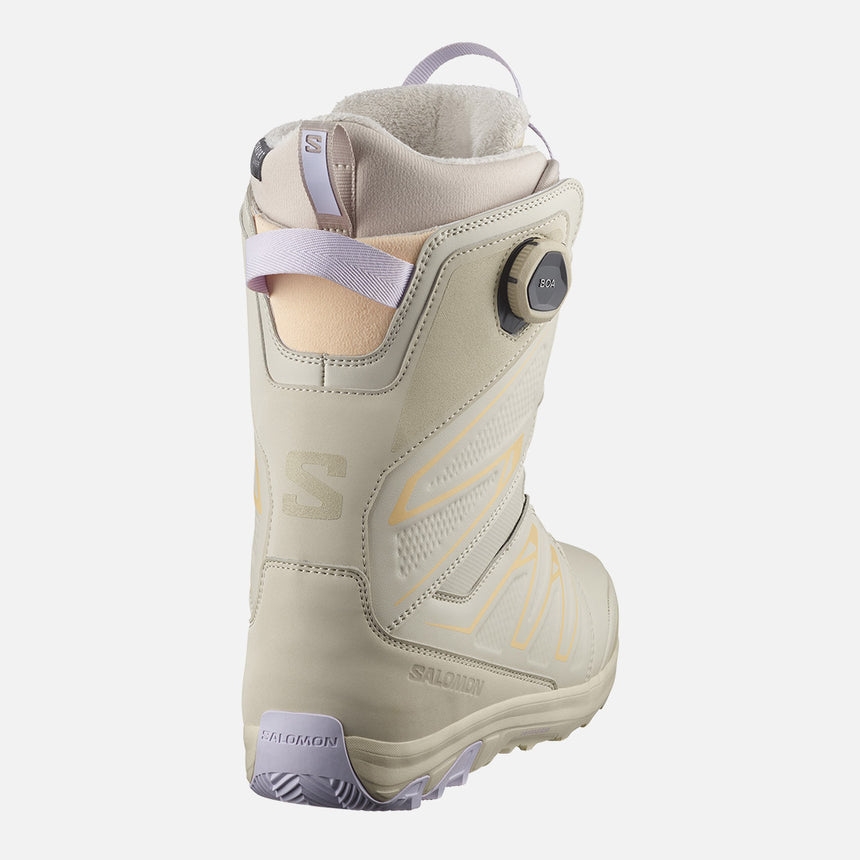 SALOMON Women's Ivy Boa Str8jacket Boots 2025 - Cream