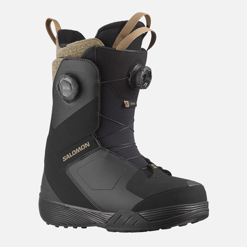SALOMON Women's Kiana Dual Boa Boots 2025 - Black